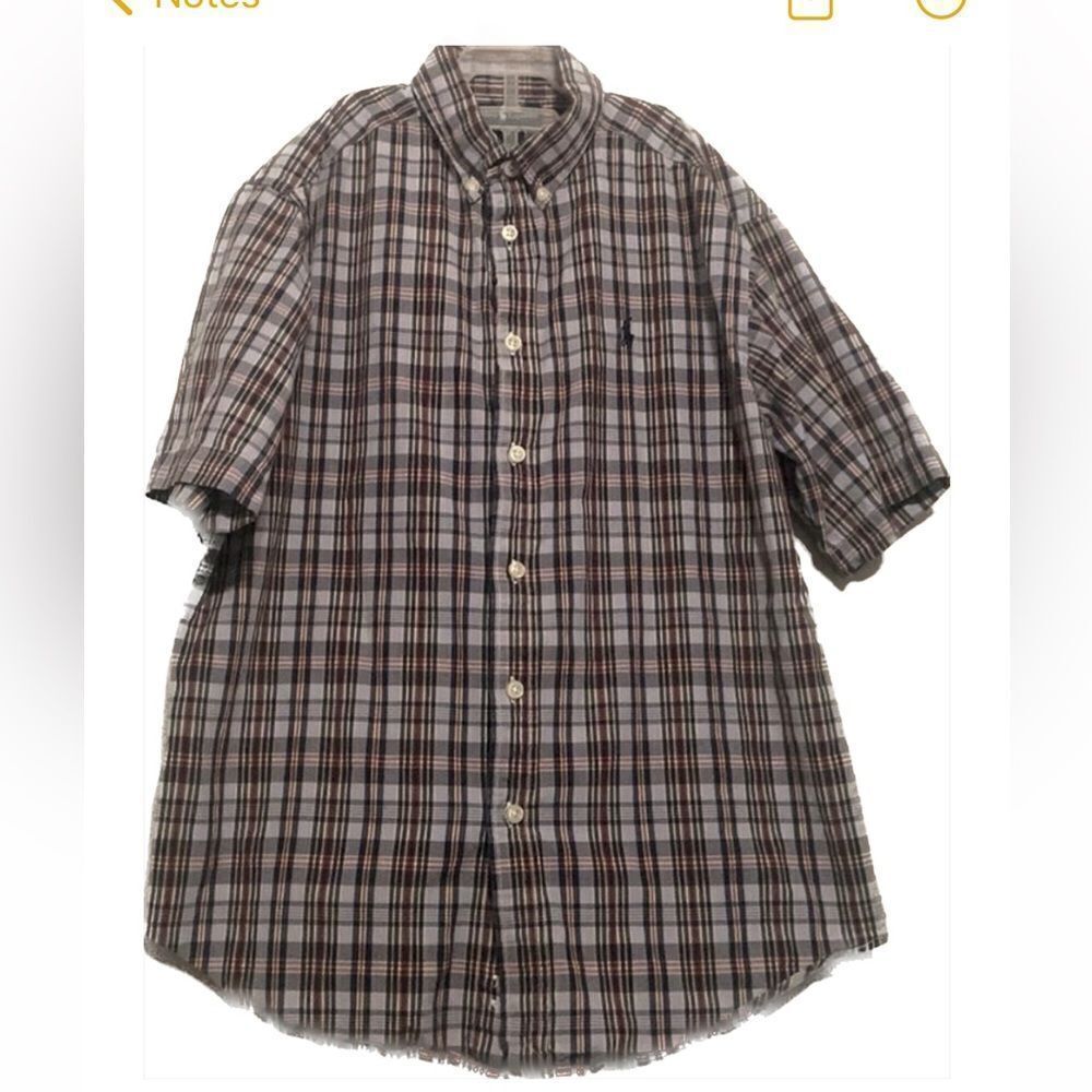 Unisex Ralph Lauren shirt sleeve shirt size M preloved ❤️